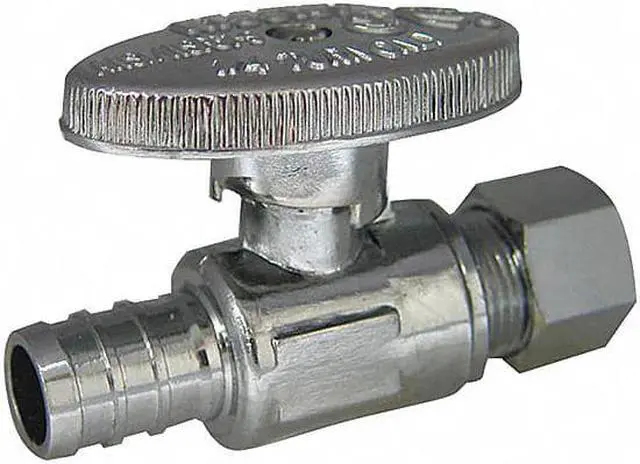 Main image of Kissler & Co 1/4-Turn Stop,Straight,1/2 Inx3/8 In HAWA 88-9020