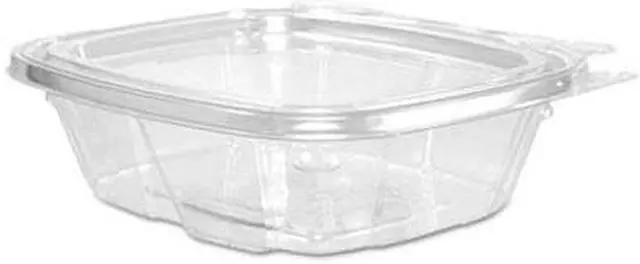 Alt view image 3 of 6 - ClearPac Container Lid Combo-Packs, 4.9 x 1.4 x 5.5, 8 oz, Clear, 200/Carton DCCCH8DEF