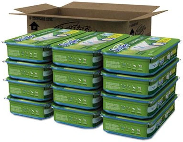 Alt view image 6 of 14 - Swiffer Sweeper Wet Cloth Refill 12shts/PK White 95531
