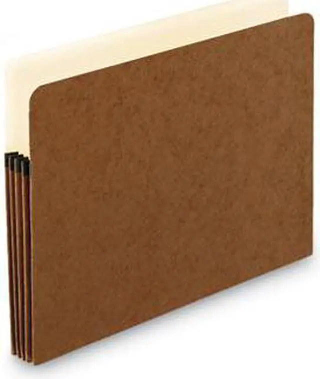 Alt view image 4 of 13 - Pendaflex Standard Expanding File Pockets Manila Straight Cut 1 Pocket Letter Redrope 1524EOX