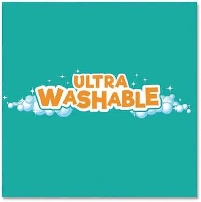 Alt view image 12 of 20 - BIC Kids Ultra Washable Markers, Medium Bullet Tip, Assorted Colors, 10/Pack