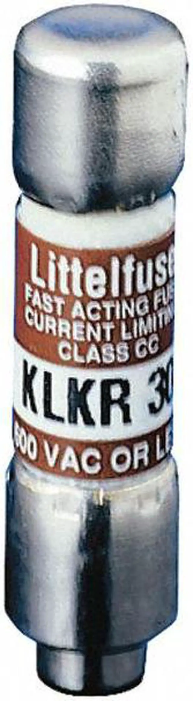 Alt view image 2 of 4 - Littelfuse KLKR025 25A, 600VAC/300VDC, KLKR Fast-Acting Fuse