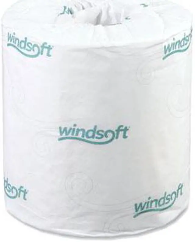 Alt view image 3 of 9 - Embossed Bath Tissue, 2-Ply, 500 Sheets/Roll, 48 Rolls/Carton