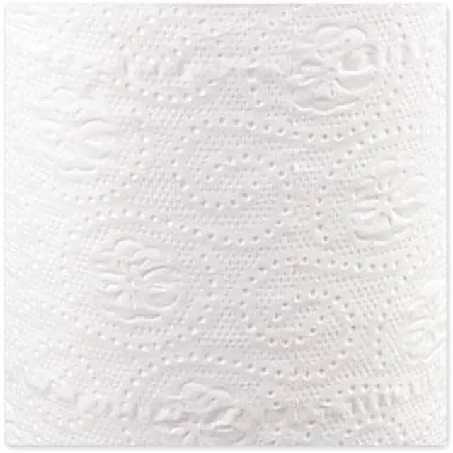 Alt view image 6 of 9 - Embossed Bath Tissue, 2-Ply, 500 Sheets/Roll, 48 Rolls/Carton