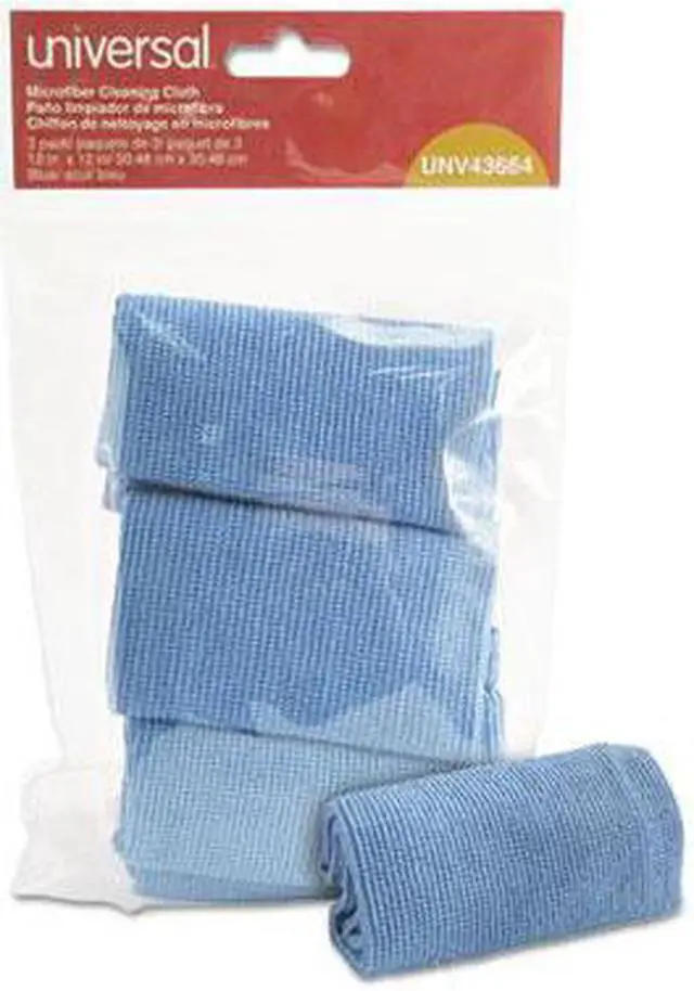 Alt view image 6 of 11 - Universal Microfiber Cleaning Cloth 12 x 12 Gray 3/Pack 43664