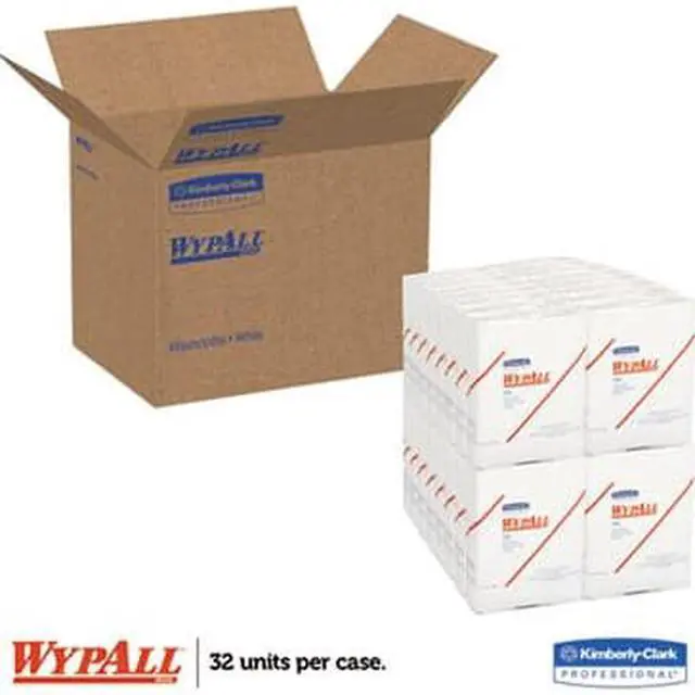 Alt view image 7 of 17 - WYPALL X50 Wipers, 10 x 12 1/2, White