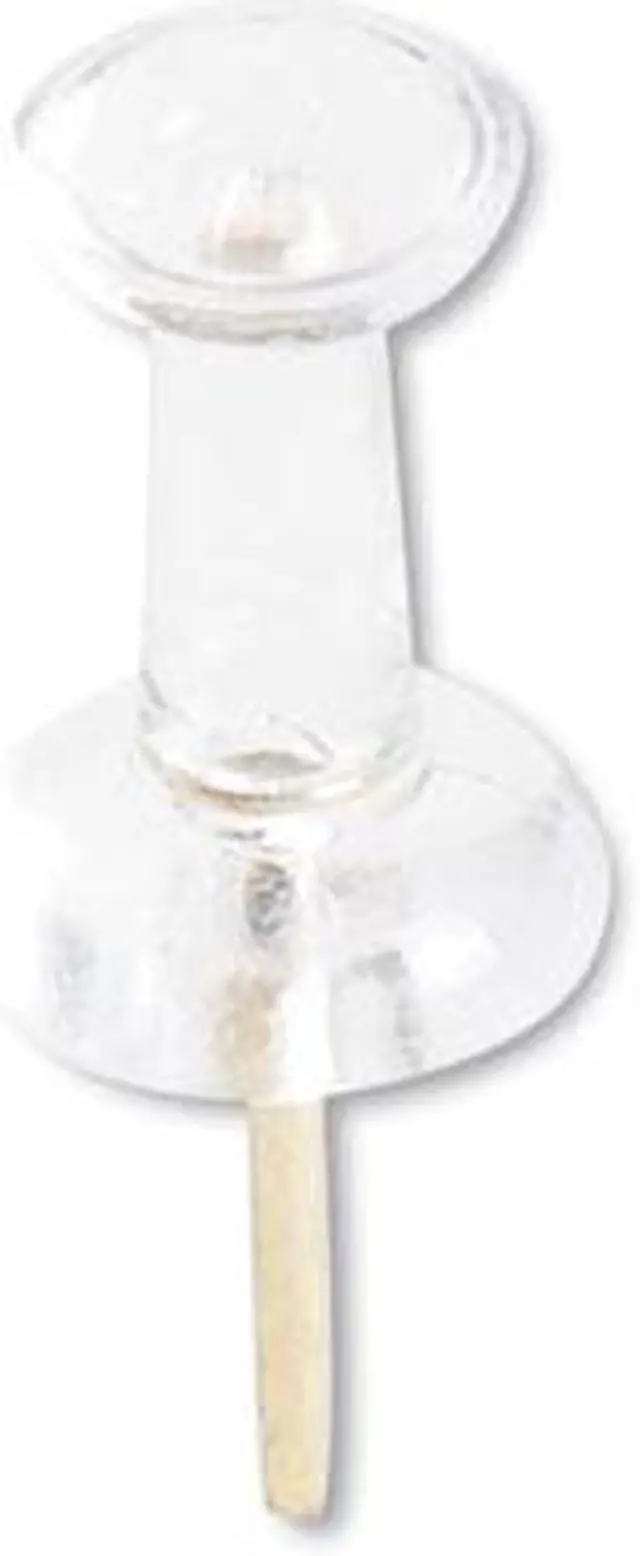 Alt view image 7 of 14 - Signature Push Pins, Clear Head with Gold Prong, 100 Count UBR3087U0624