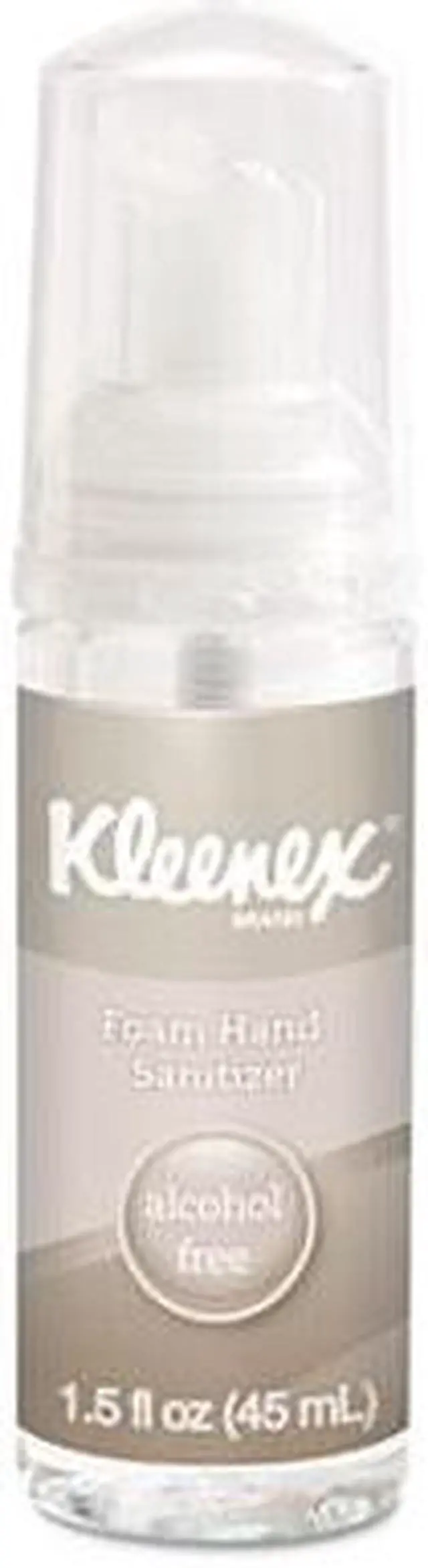 Alt view image 3 of 3 - KLEENEX 34136 Alcohol-Free Foam Hand Sanitizer, 1.5 oz, Clear, 24/Carton