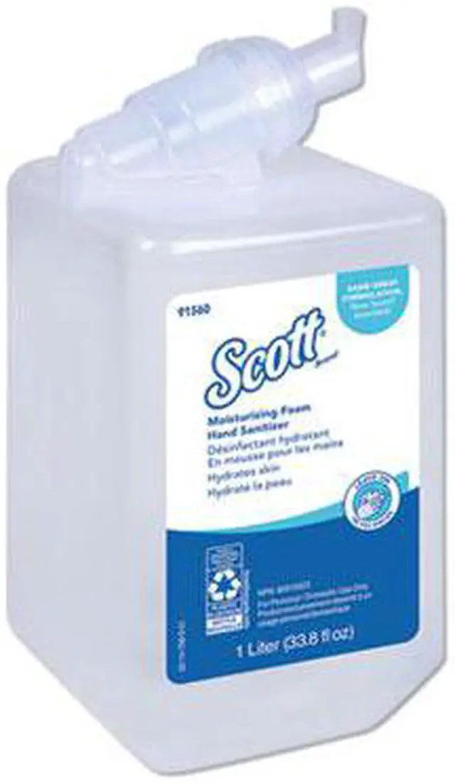 Alt view image 3 of 12 - Kleenex Moisturizing Instant Hand Sanitizer 1000mL Clear 6/Carton 91560