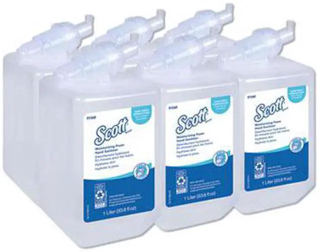 Alt view image 5 of 12 - Kleenex Moisturizing Instant Hand Sanitizer 1000mL Clear 6/Carton 91560
