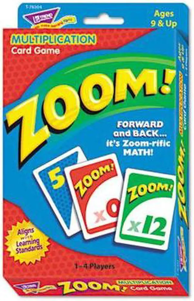 Alt view image 15 of 20 - Trend Zoom Math Card Game Ages 9 and Up T76304
