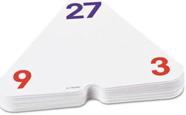 Alt view image 11 of 19 - TREND Multiplication/Division Three-Corner Flash Cards, 8 & Up, 48/Pack