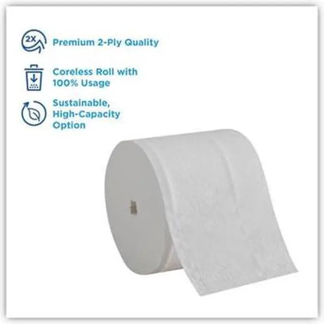 Alt view image 5 of 13 - Georgia Pacific 19371CT Angel Soft ps Compact Coreless Premium Bathroom Tissue
