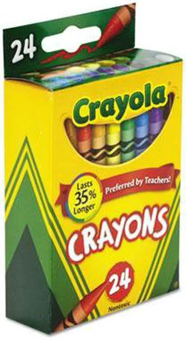 Alt view image 8 of 10 - Crayola Classic Color Pack Crayons 24 Colors/Box 523024