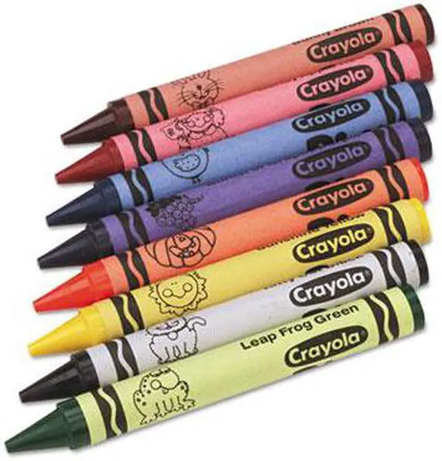 Alt view image 9 of 12 - Crayola. 528389 Jumbo Classpack Crayons, 25 Each of 8 Colors, 200/Box