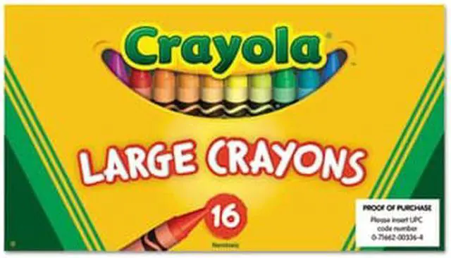 Alt view image 7 of 10 - Crayola. 520336 Large Crayons, 16 Colors/Box
