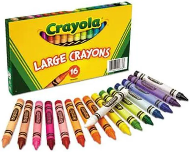 Alt view image 9 of 10 - Crayola. 520336 Large Crayons, 16 Colors/Box