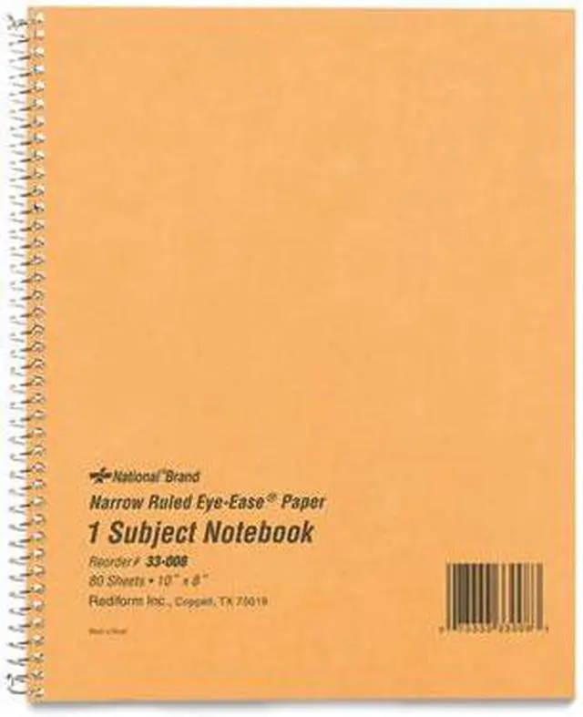 Alt view image 7 of 20 - National Notebook,Wrbnd,10x8,N/Rl 33008