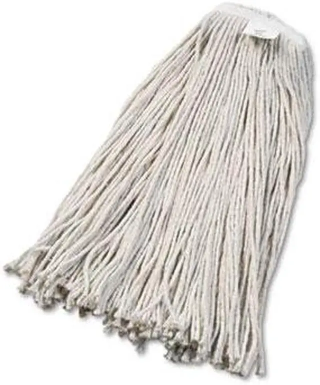 Alt view image 7 of 20 - Boardwalk Cut-End Wet Mop Head Cotton No. 32 White 2032CEA