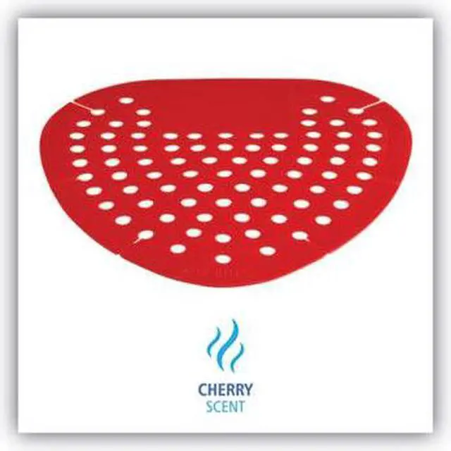 Alt view image 7 of 11 - Boardwalk - 1001 - Urinal Screen, Cherry Fragrance, Red, 12/Box
