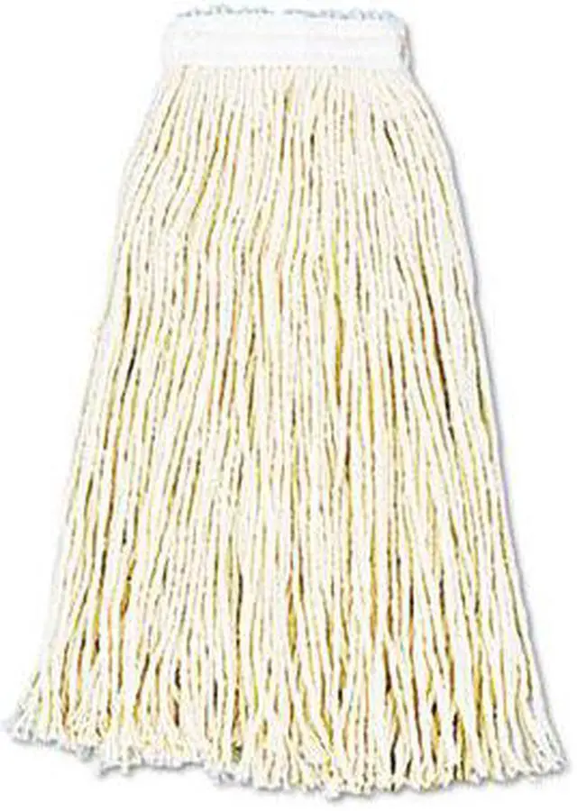 Alt view image 5 of 12 - Boardwalk Premium Cut-End Wet Mop Heads Cotton 16oz White 12/Carton 216CCT