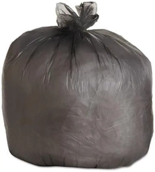 Alt view image 5 of 6 - High-Density Can Liners, 40 x 46, 40-45gal, 19mic Equivalent, Black, 6/Carton BWK404622BLK