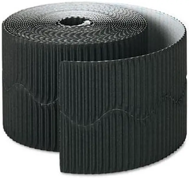Alt view image 6 of 8 - Pacon Bordette Decorative Border, 2 1/4" X 50' Roll, Black 37306