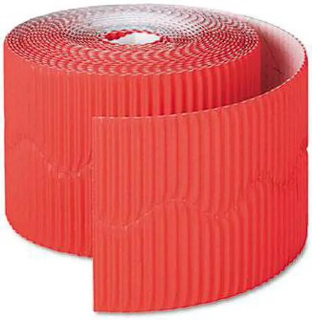 Alt view image 5 of 5 - Pacon Bordette Decorative Border, 2 1/4" X 50' Roll, Flame Red 37036
