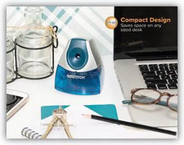 Alt view image 11 of 18 - Bostitch Personal Electric Pencil Sharpener Blue EPS4BLUE