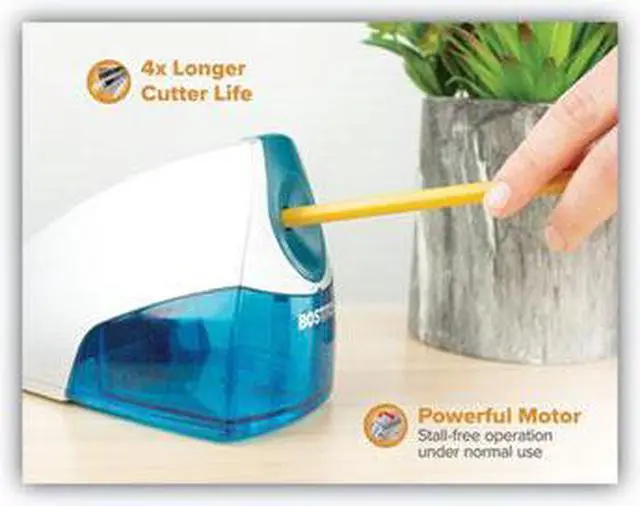 Alt view image 12 of 18 - Bostitch Personal Electric Pencil Sharpener Blue EPS4BLUE