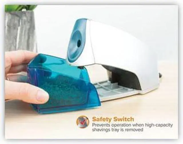 Alt view image 13 of 18 - Bostitch Personal Electric Pencil Sharpener Blue EPS4BLUE