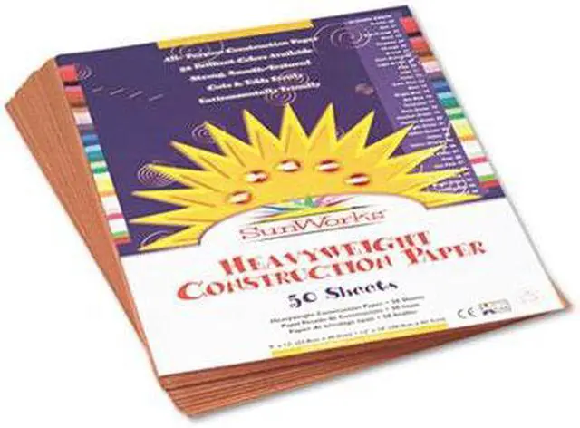 Alt view image 5 of 5 - Sunworks Construction Paper, 58lb, 9 X 12, Light Brown, 50/Pack 6903