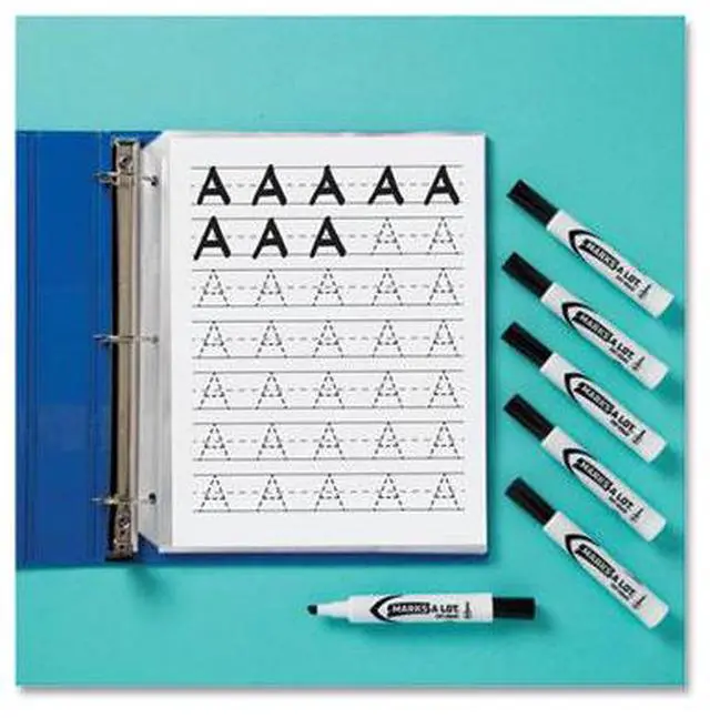 Alt view image 8 of 13 - Avery Marker,Dry-Erase,Bk 24408