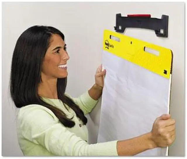 Alt view image 6 of 18 - Post-It Wall Easel, Adhesive Mount, Plastic, Smoke, 2/Pack EH5592PK