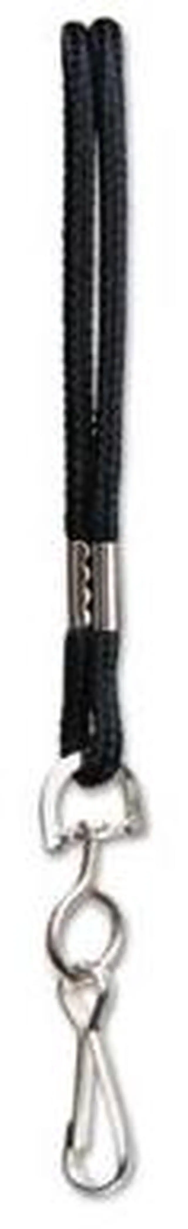 Alt view image 11 of 14 - Baumgartens Standard Lanyard With Hook 36" L Nylon Black 68909