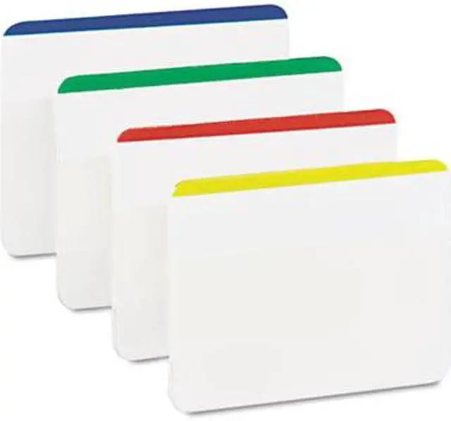 Alt view image 19 of 20 - Post-it File Tabs 2 x 1 1/2 Lined Assorted Primary Colors 24/Pack 686F1