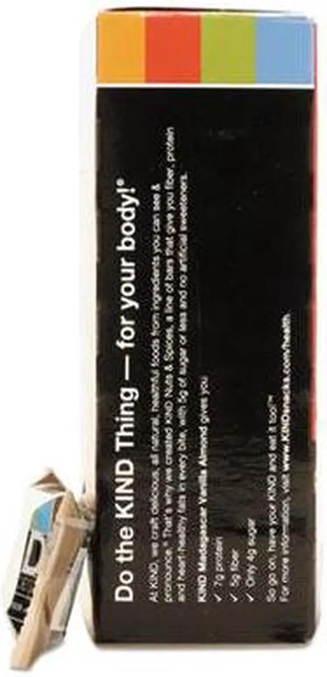Alt view image 4 of 14 - KIND 17850 Nuts and Spices Bar, Madagascar Vanilla/Almond, 1.4 oz, 12/Box