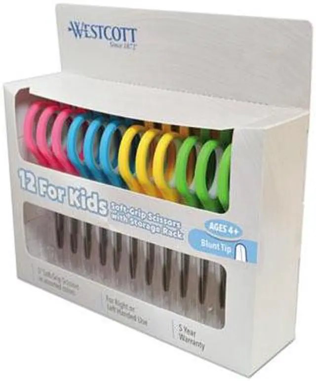 Alt view image 7 of 10 - Westcott Scissors,5",Sfthdl,Bl,Ast 15971