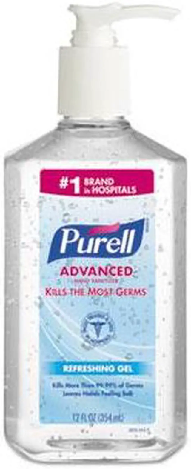 Alt view image 16 of 19 - Gojo - GOJ 3659-12 - Advanced Instant Hand Sanitizer, 12-oz. Pump Bottle