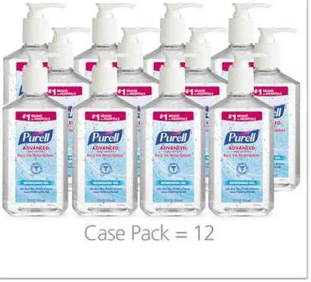 Alt view image 18 of 19 - Gojo - GOJ 3659-12 - Advanced Instant Hand Sanitizer, 12-oz. Pump Bottle