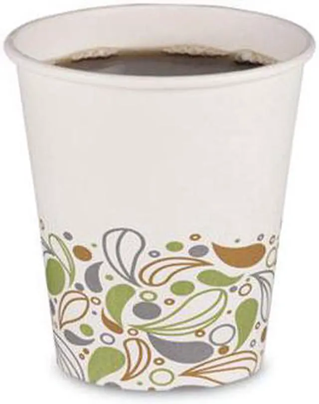 Alt view image 4 of 7 - Deerfield Printed Paper Hot Cups, 10 oz, White/Yellow/Green/Purple BWKDEER10HCUP