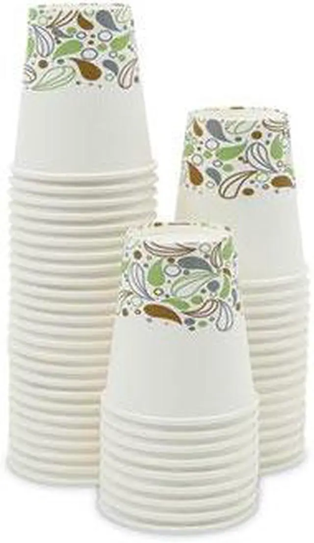 Alt view image 6 of 7 - Deerfield Printed Paper Hot Cups, 10 oz, White/Yellow/Green/Purple BWKDEER10HCUP