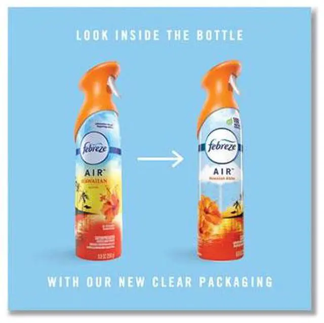 Alt view image 13 of 20 - Febreze AIR Hawaiian Aloha 8.8 oz Aerosol 96260EA