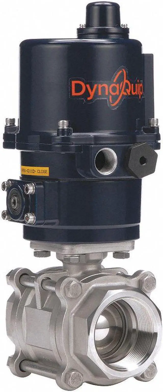 Alt view image 3 of 4 - DYNAQUIP CONTROLS E3S28AJE07 2" FNPT Stainless Steel Electronic Ball Valve 2-Way
