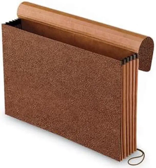 Alt view image 6 of 10 - Pendaflex Standard Expanding Wallet 5 1/4 Exp Straight Cut 1 Pocket Legal Redrope 1076GLOX