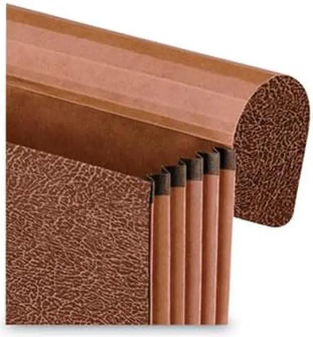 Alt view image 7 of 10 - Pendaflex Standard Expanding Wallet 5 1/4 Exp Straight Cut 1 Pocket Legal Redrope 1076GLOX