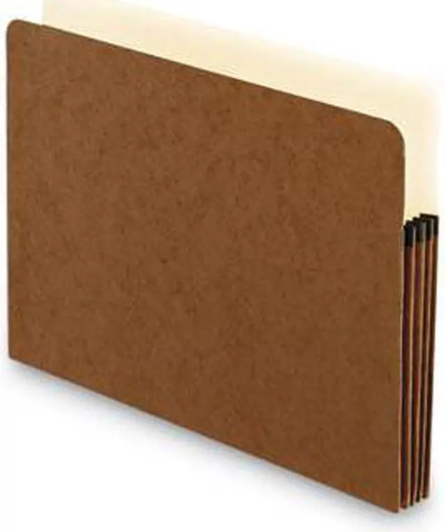 Alt view image 5 of 13 - Pendaflex Standard Expanding File Pockets Manila Straight Cut 1 Pocket Letter Redrope 1524EOX