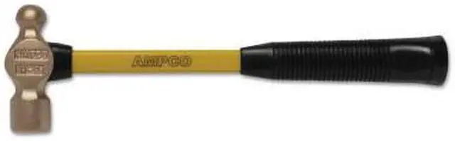 Alt view image 3 of 5 - AMPCO SAFETY TOOLS H-4FG 32 oz. Ball Peen Hammer, 14" Fiberglass Handle