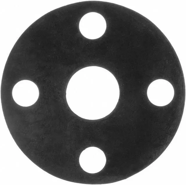 Main image of ZORO SELECT BULK-FG-435 Full Face Viton Flange Gasket for 2" Pipe, 1/8" Thick,