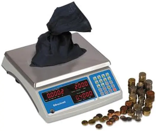 Alt view image 4 of 7 - Salter Brecknell B140 Electronic 60 lb. Coin & Parts Counting Scale, Gray